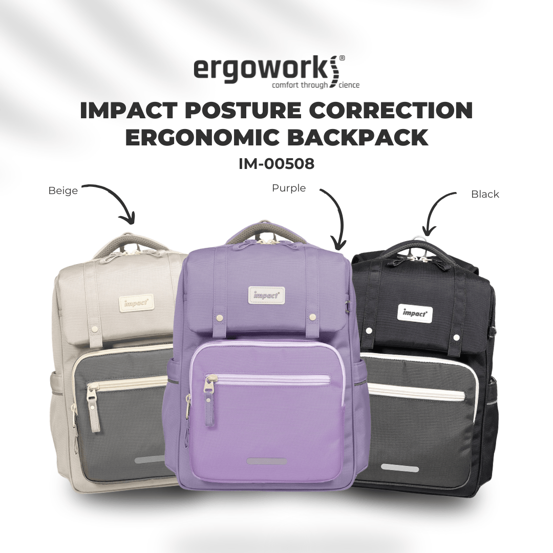 Impact School Bag Impact Posture Correction Ergonomic Backpack, IM-00508 Ergoworks