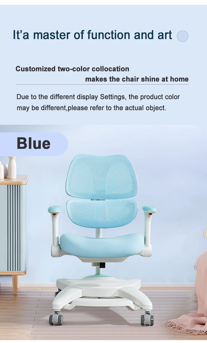 Impact Junior Chair Blue Kids Ergonomic Study Chair Ergoworks