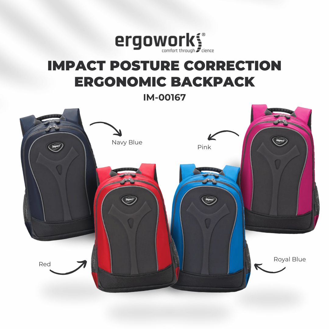 Impact School Bag Impact Posture Correction Ergonomic Backpack, IPEG-167 Ergoworks