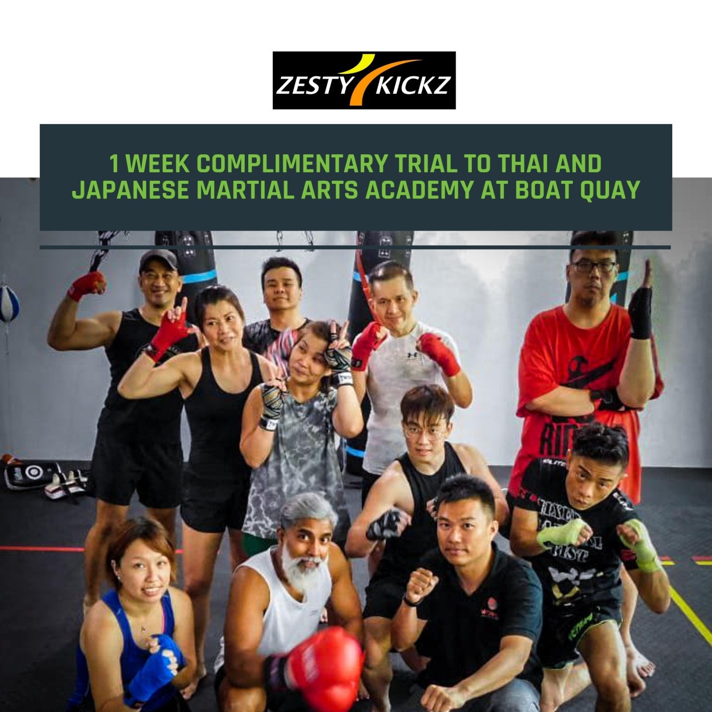 Complimentary 1-Week Trial to Thai and Japanese Martial Arts