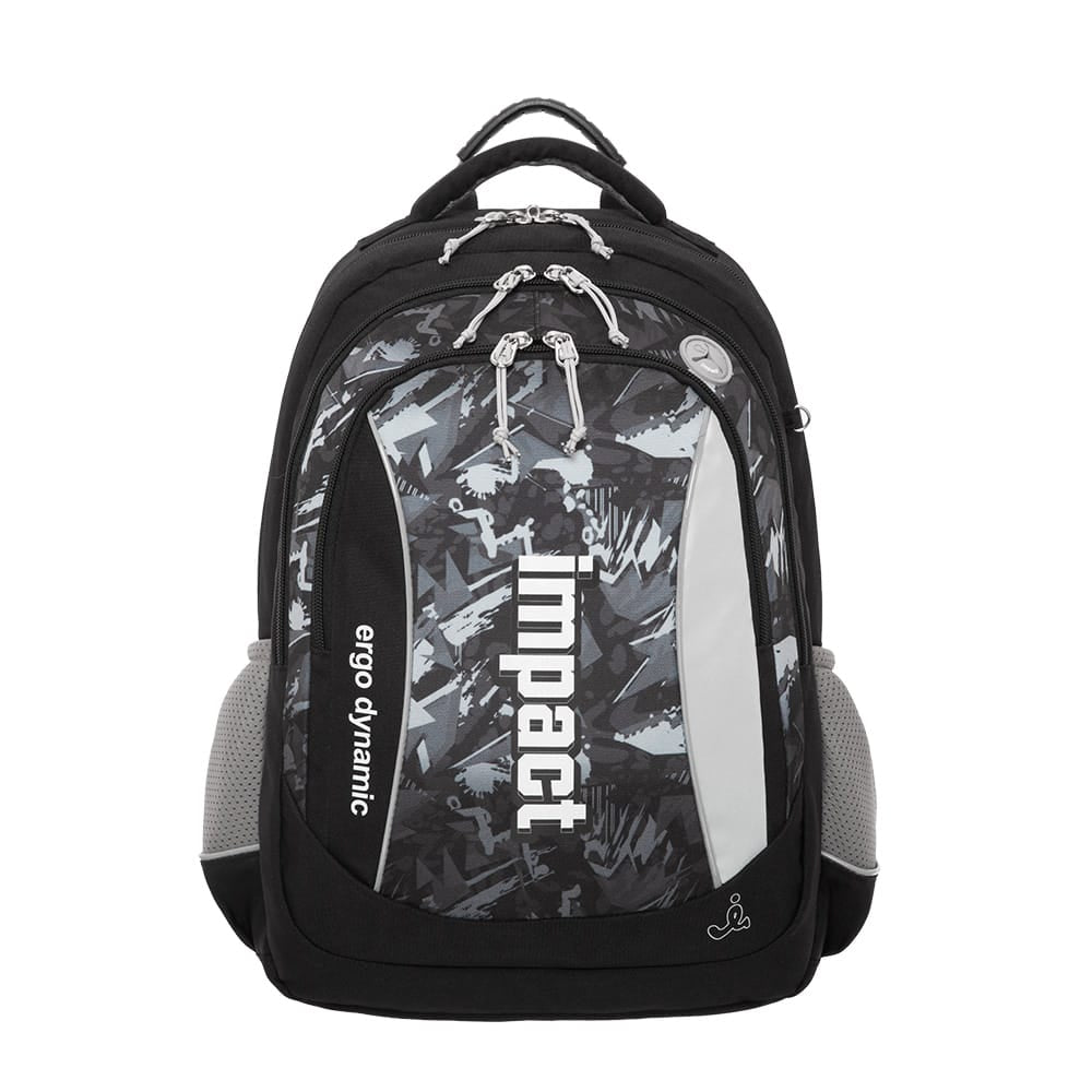 Impact School Bag Black Impact Posture Correction Ergonomic Backpack, IM-00182 Ergoworks