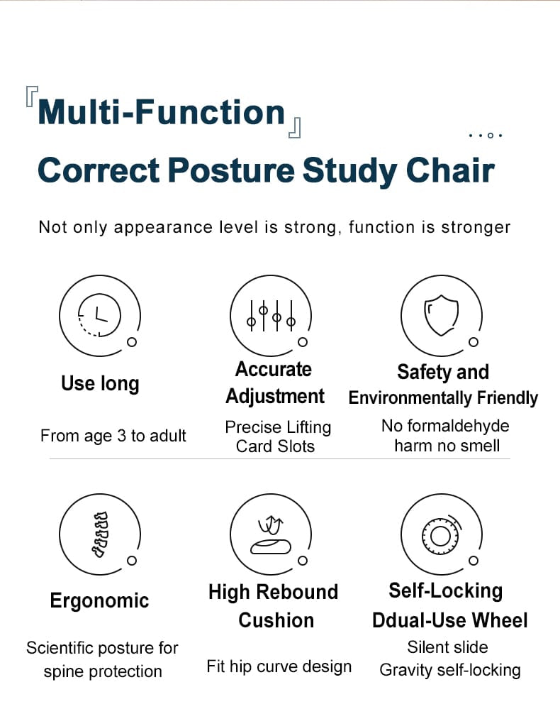 Impact Junior Chair Blue Kids Ergonomic Study Chair Ergoworks