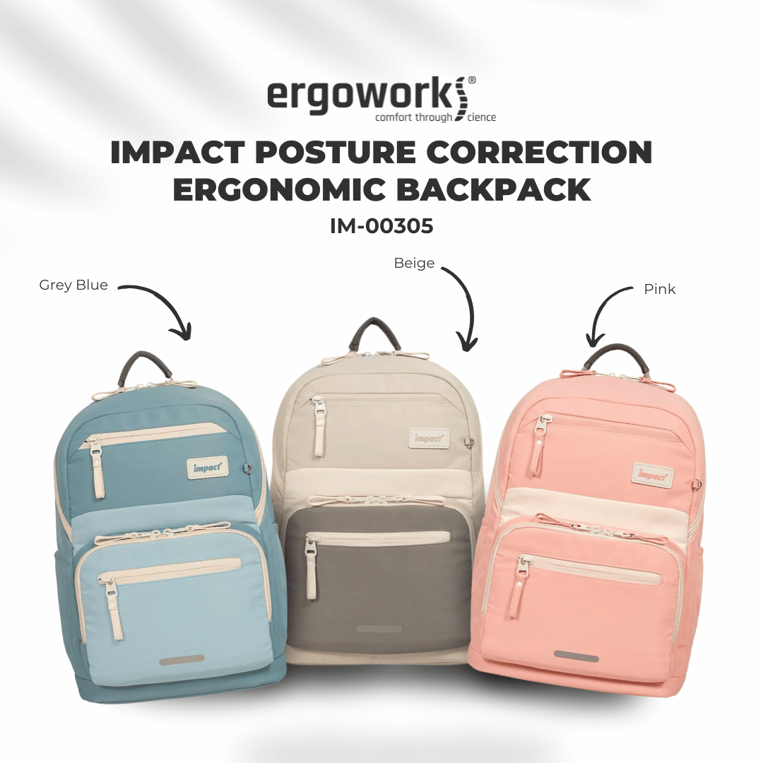 Impact School Bag Impact Posture Correction Ergonomic Backpack, IM-00305 Ergoworks