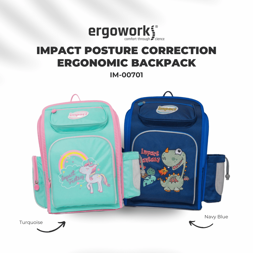 Impact School Bag Impact Posture Correction Ergonomic Backpack, IM-00701 Ergoworks
