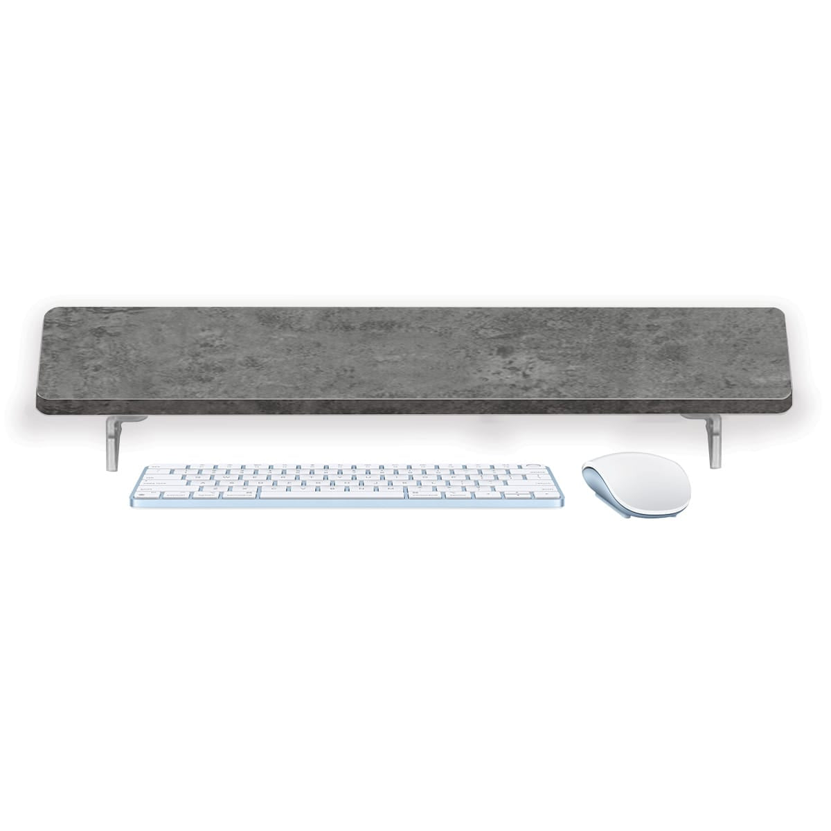 Ergoworks Monitor Raiser FOR_Elemental Concrete Customize Monitor Stand Riser Desk Organizer Ergoworks