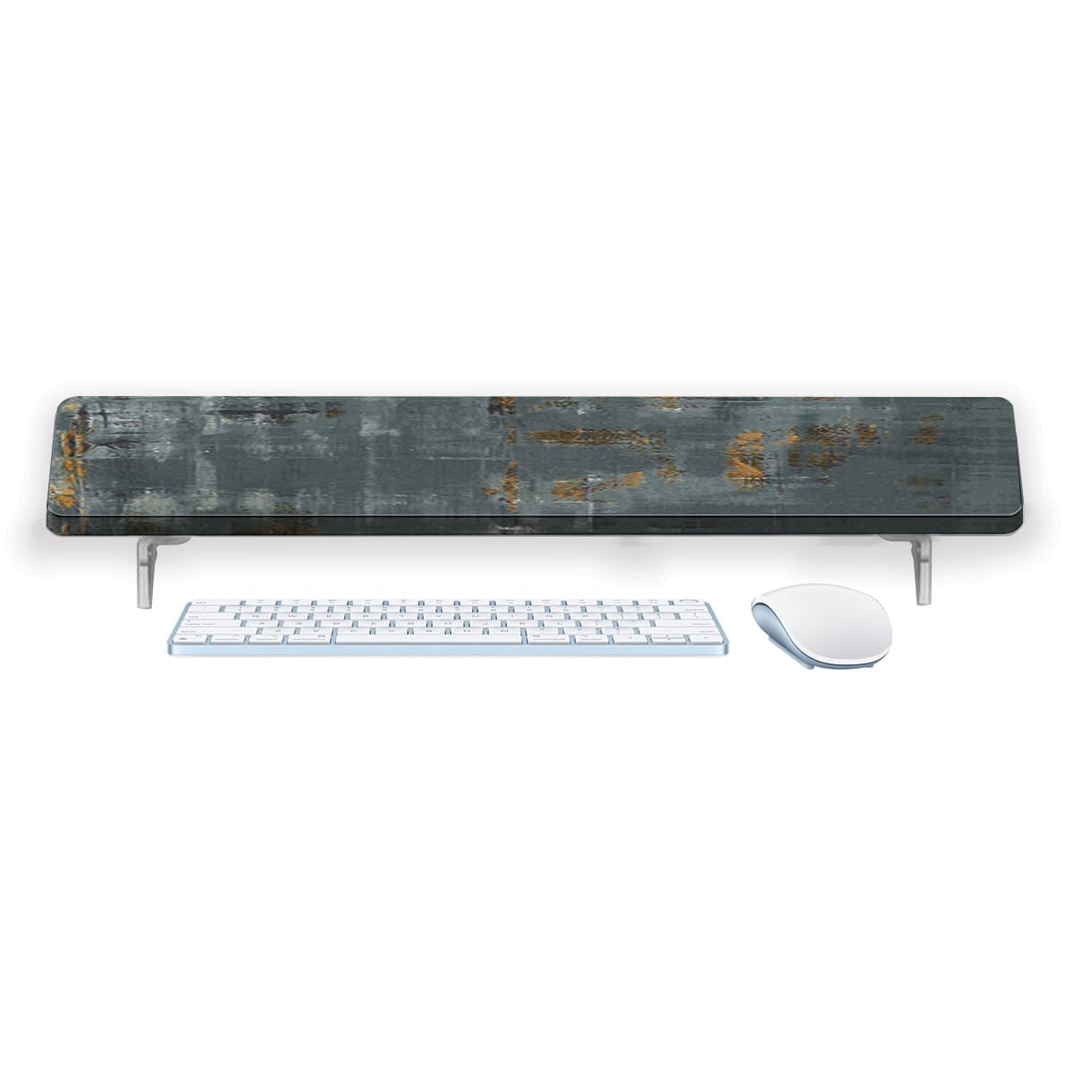 Ergoworks Monitor Raiser FOR_Paint Scrape Steel Customize Monitor Stand Riser Desk Organizer Ergoworks
