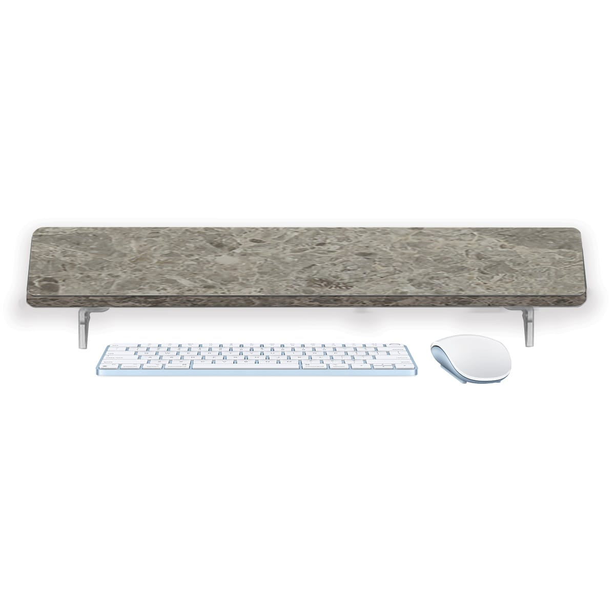 Ergoworks Monitor Raiser FOR_Silver Shalestone Customize Monitor Stand Riser Desk Organizer Ergoworks