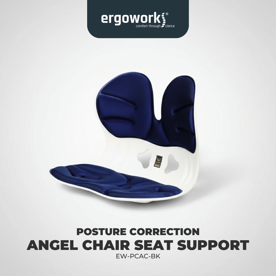 Ergoworks Back Care Posture Correction Angel Chair Seat Support Ergoworks