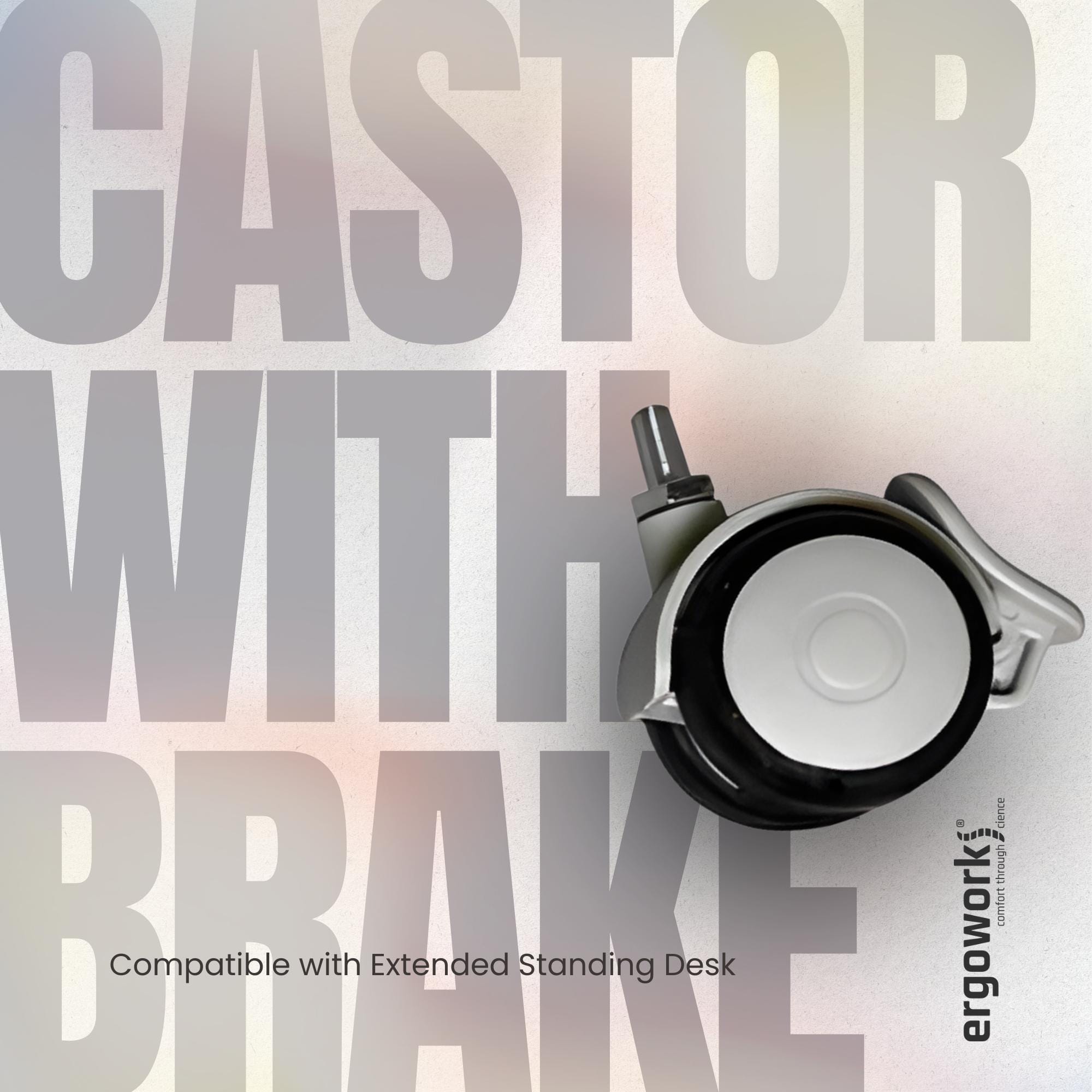 Swivel Castor With Brake (6 Castors Set) - Ergoworks