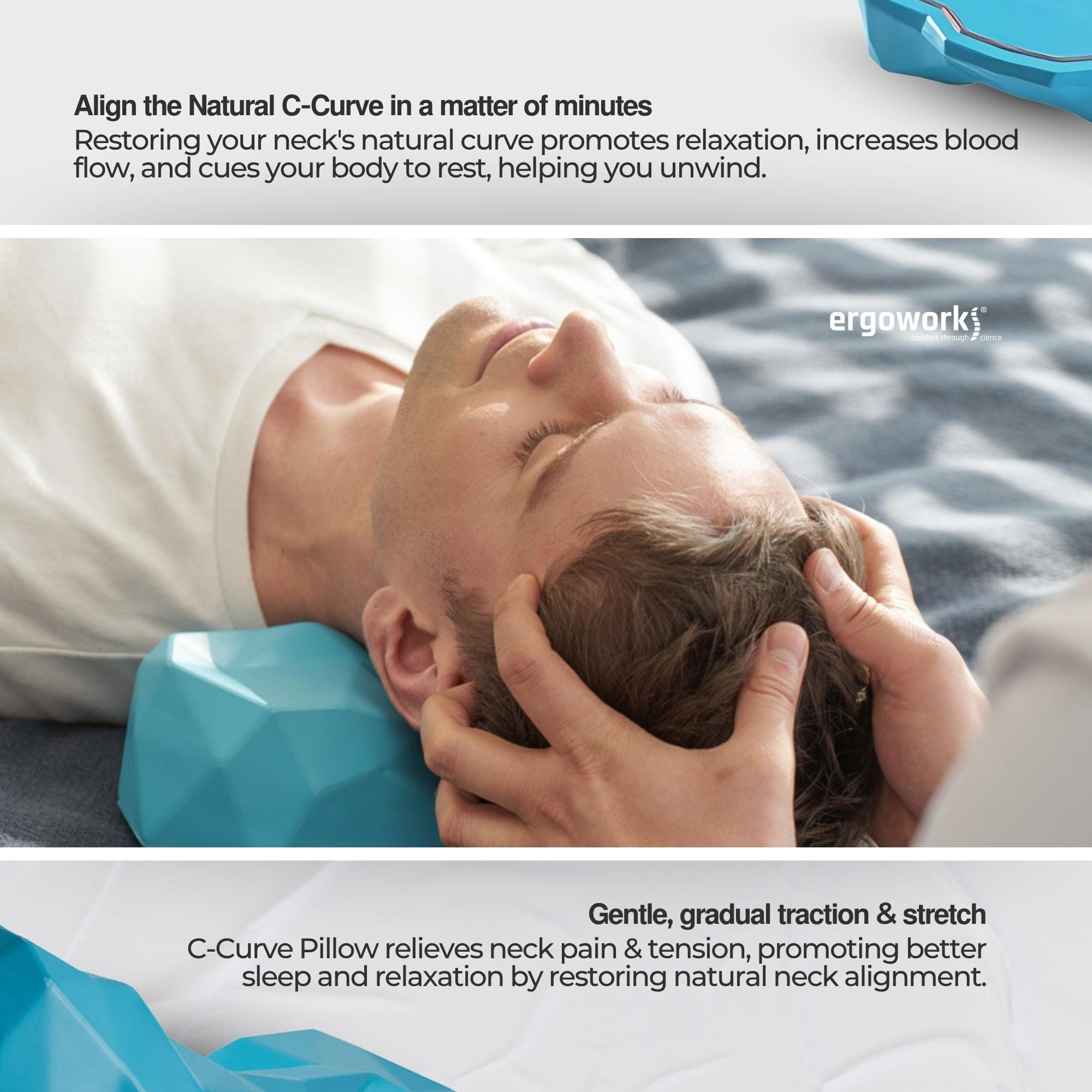 Ergoworks Pillows C Rest Ergo Neck Relief Pillow Ergoworks