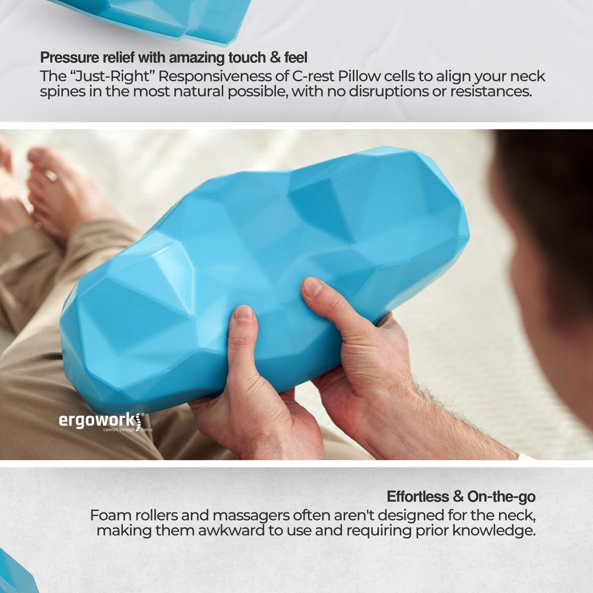 Ergoworks Pillows C Rest Ergo Neck Relief Pillow Ergoworks