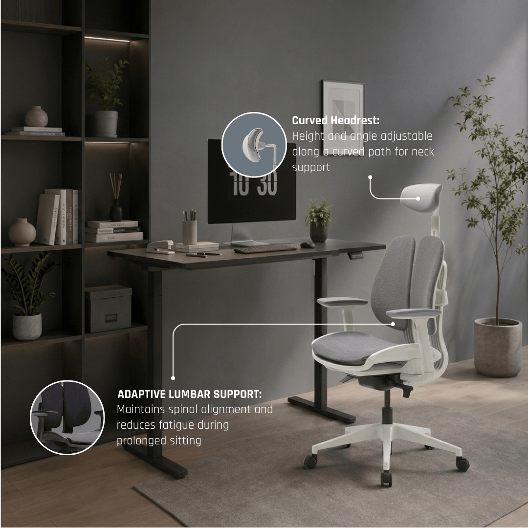DUOREST Office Chairs D2 Dual Comfort Chair DX2 Series Ergoworks