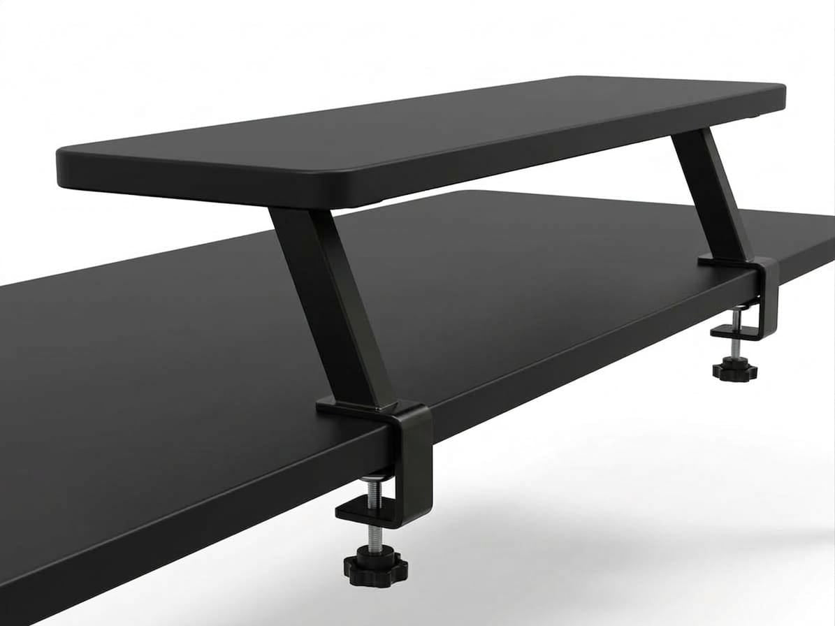 ERGOWORKS Black (Pre-Order) Ergoworks Elevate Clamp-On Mount Desk Riser Ergoworks