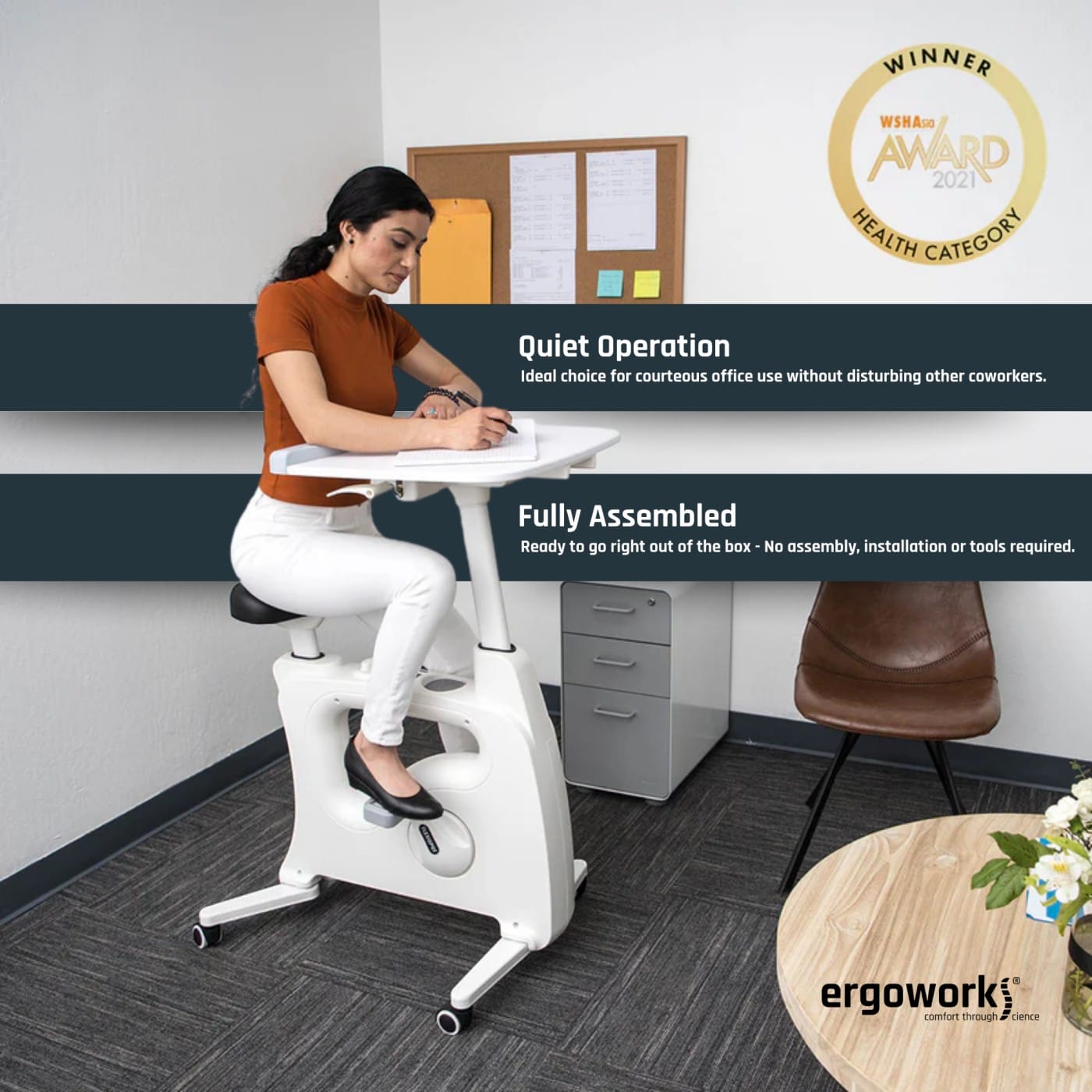 Ergoworks POS Desk Bike All-In-One Desk Bike Ergoworks