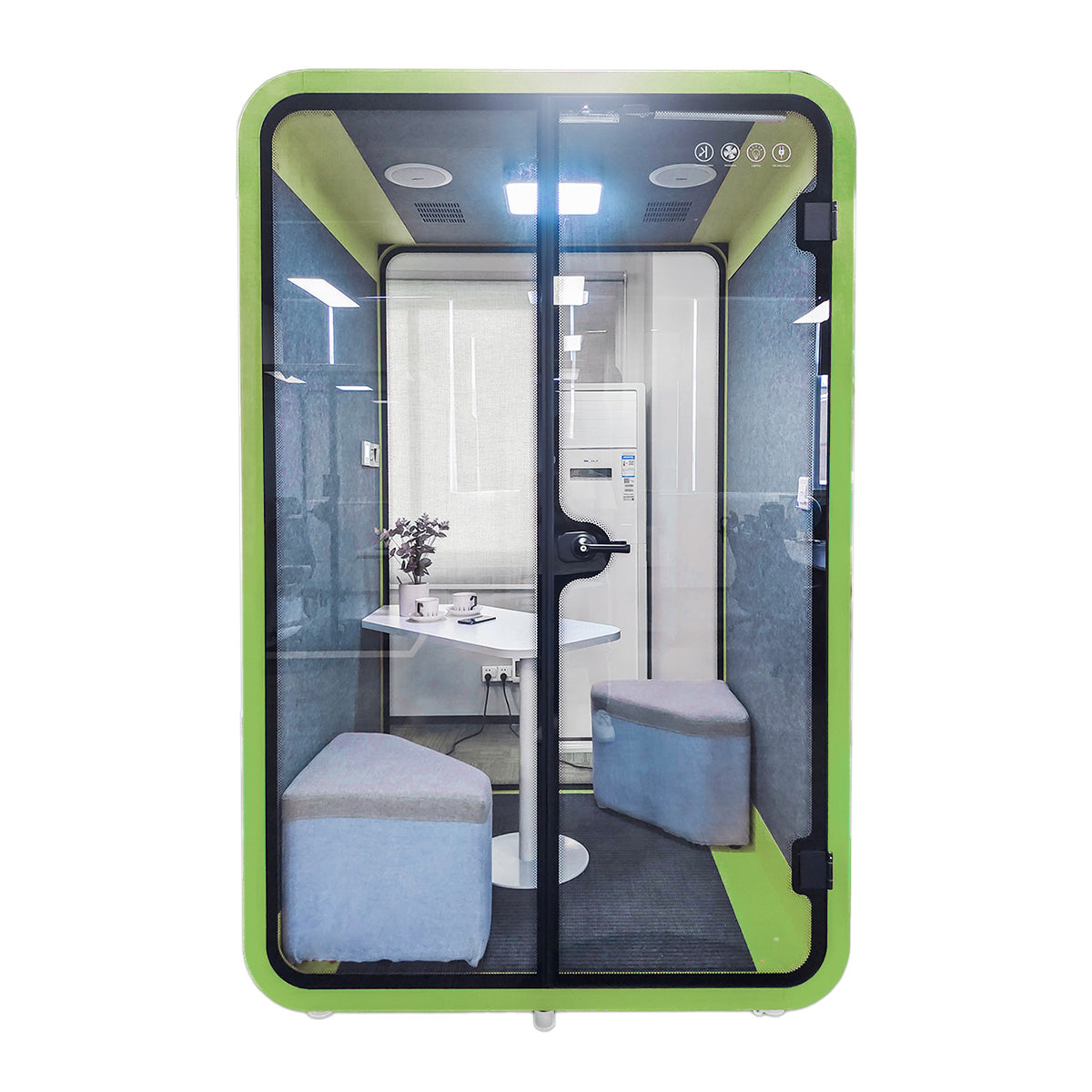 Soundproof Acoustic Collaborative Pod with Sofa - Ergoworks