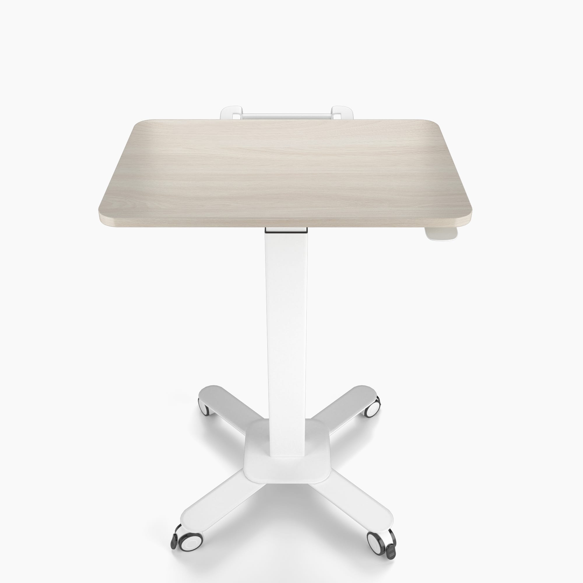 Ergoworks Borraso Mobile Single Pole Pneumatic Height Adjustable Desk Ergoworks