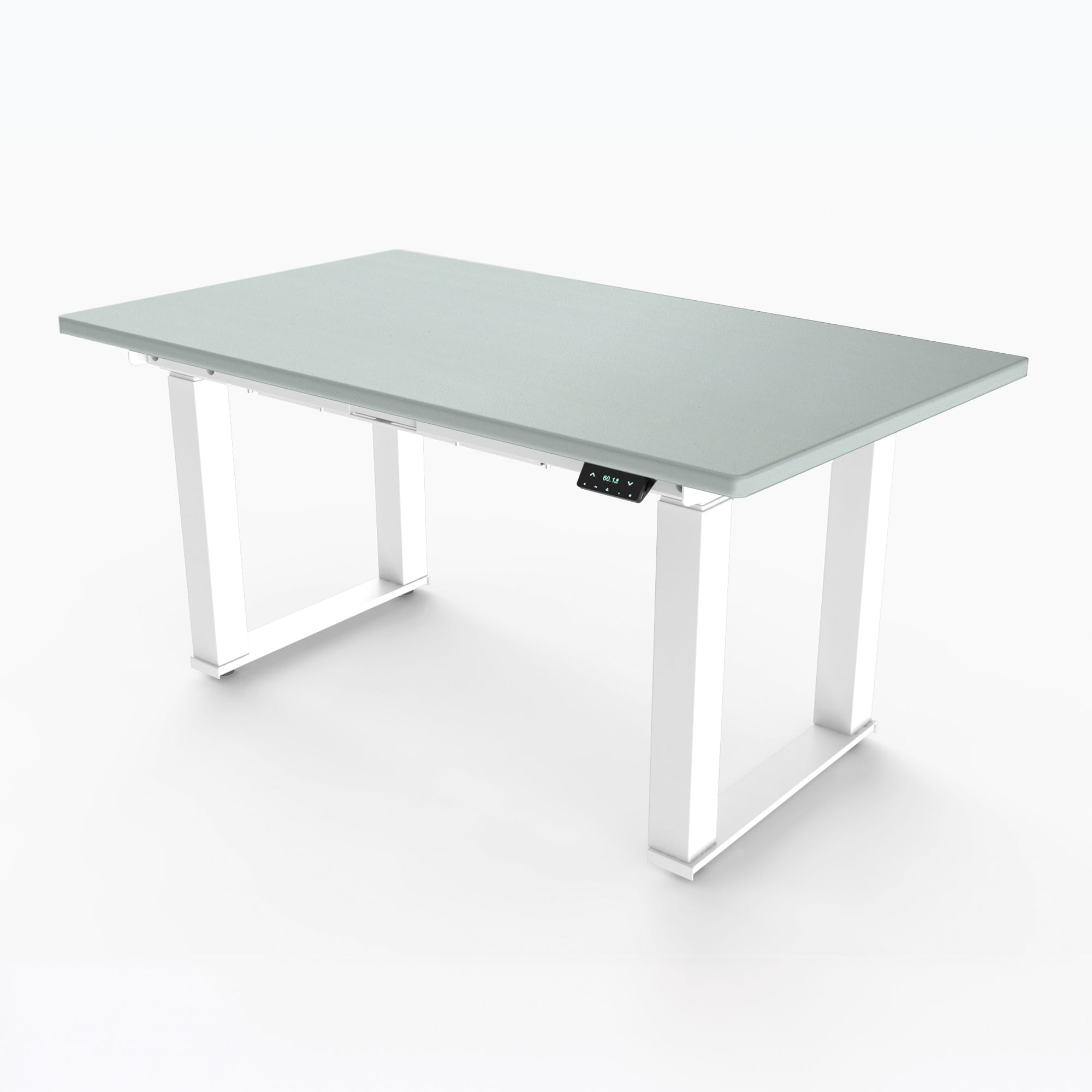 Ergoworks Meeting Room Electric Desk Grey (MFC203) (+$30) / White Majestic Standing Desk, MFC Tabletop Ergoworks