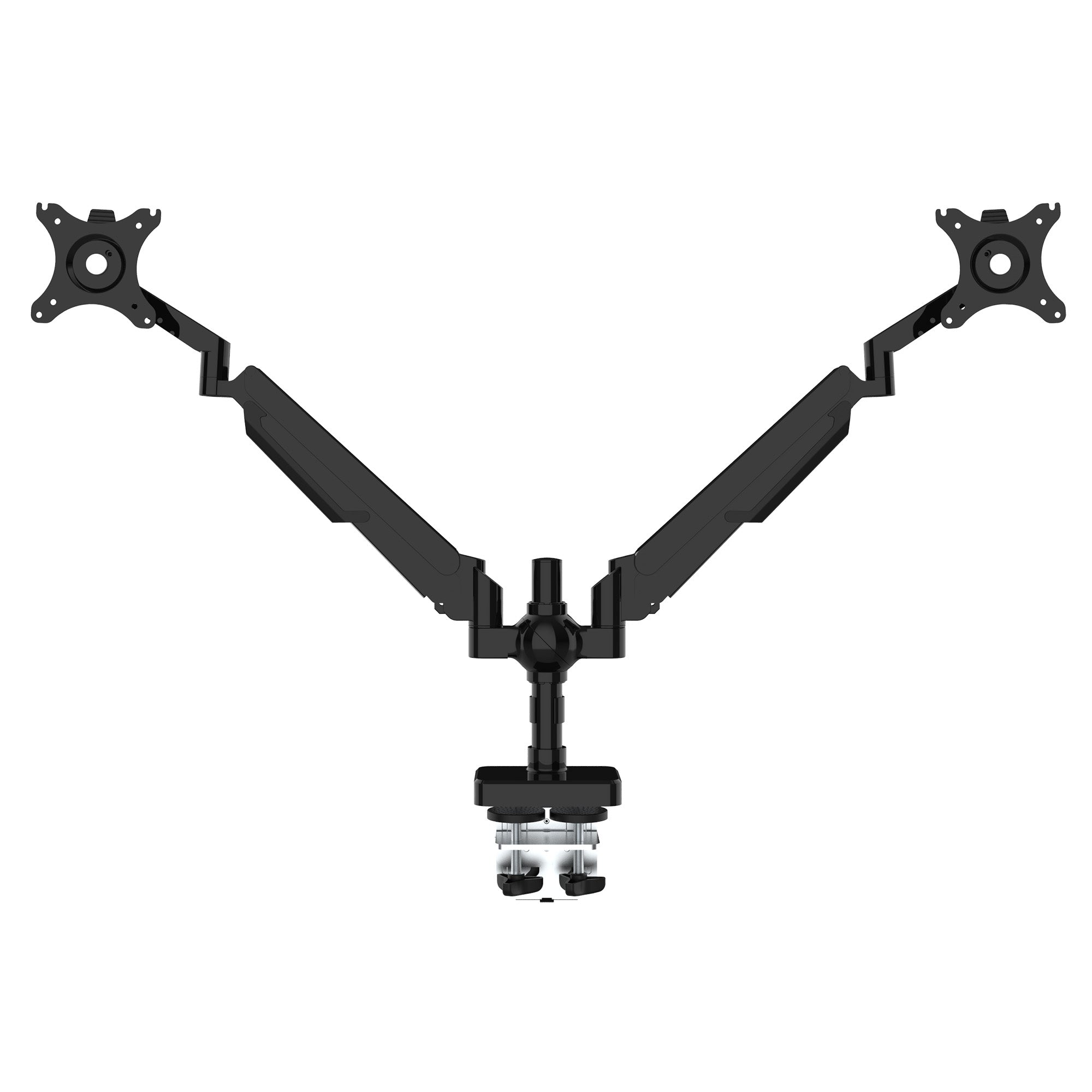 dual arm monitor stand