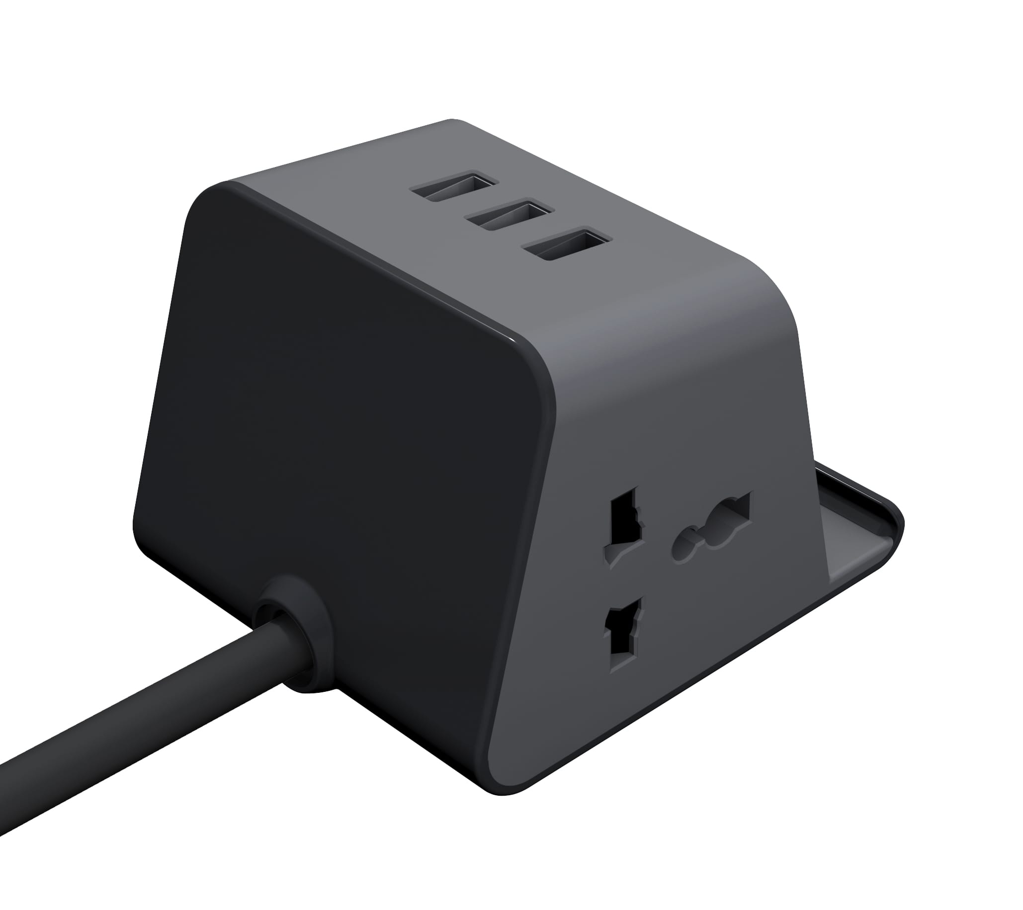 Ergoworks Power Outlets & Sockets Black Wireless Charging Socket EW-FT02W-BK Ergoworks