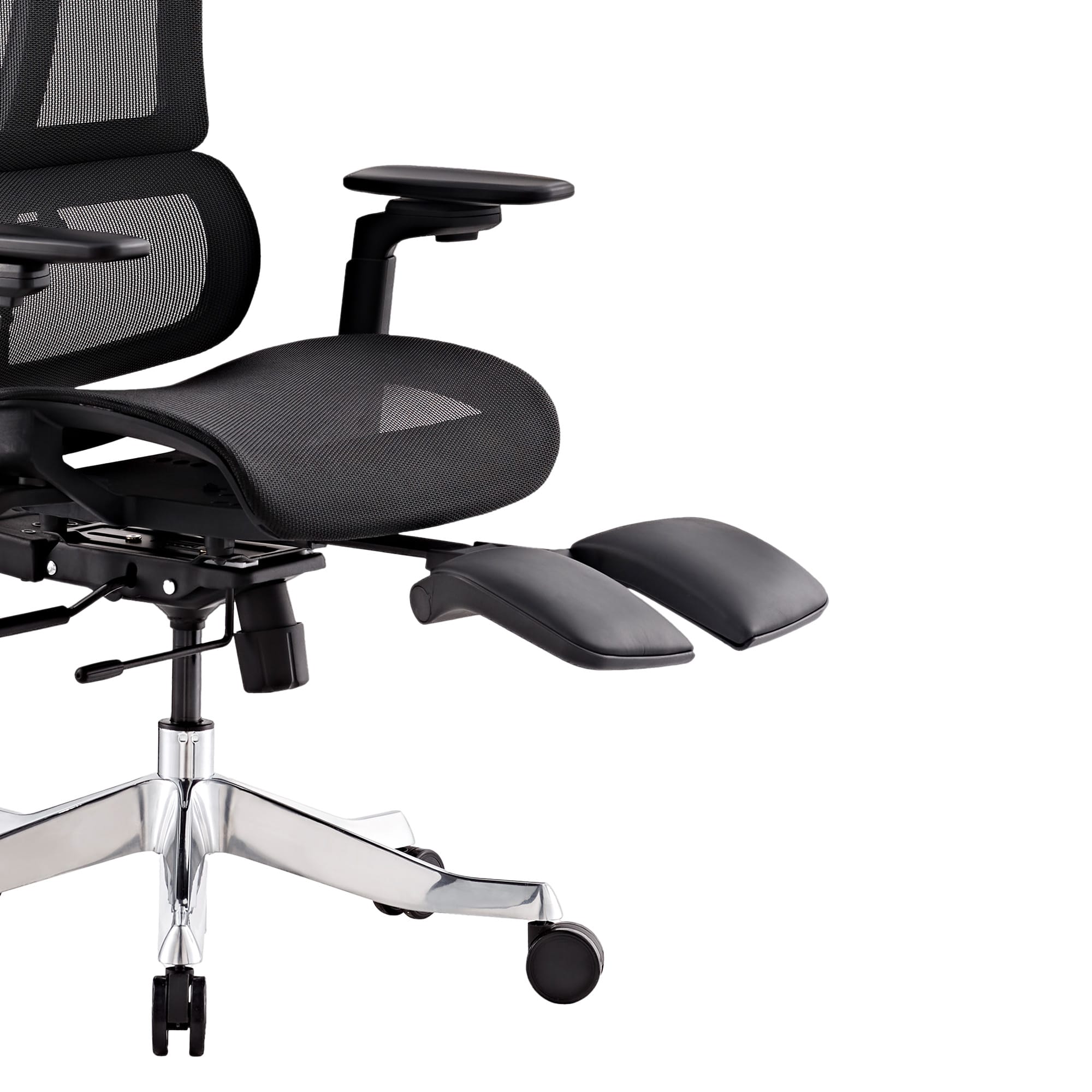 Ergoworks Office Chairs Accessory Black Truly Airflex Retractable Footrest Ergoworks
