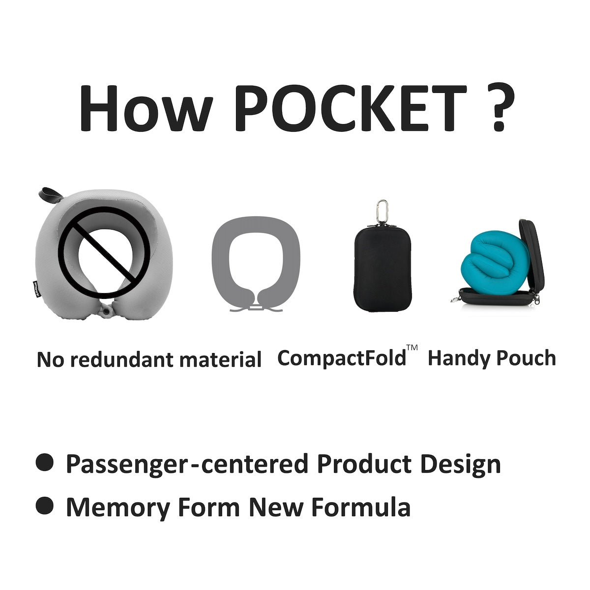 Easynap Pocket Travel Pillow (Small)