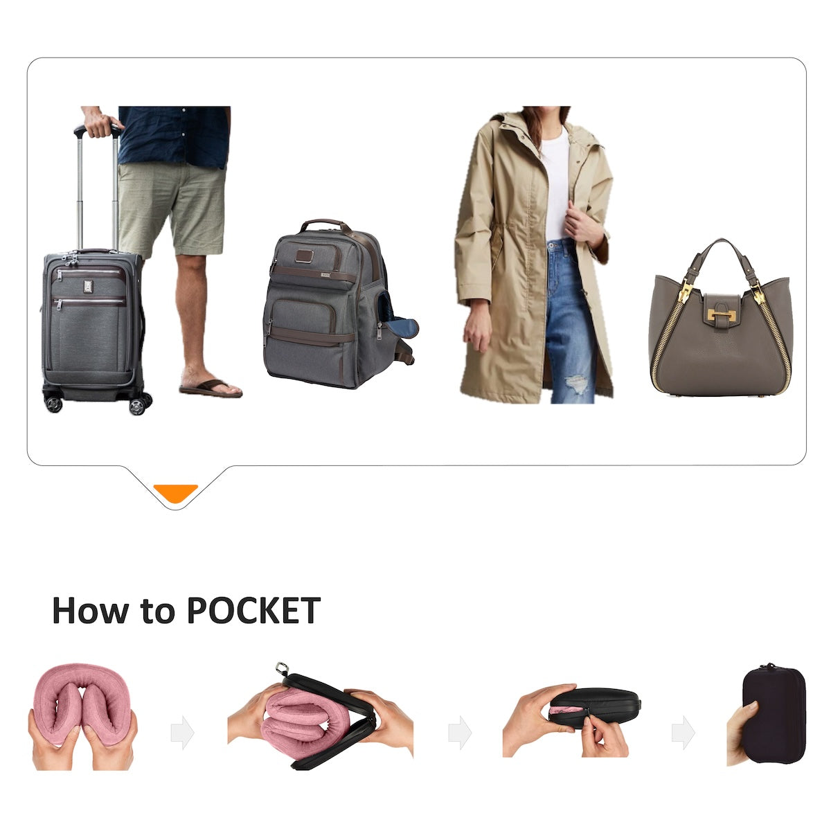 Easynap Pocket Travel Pillow (Small)