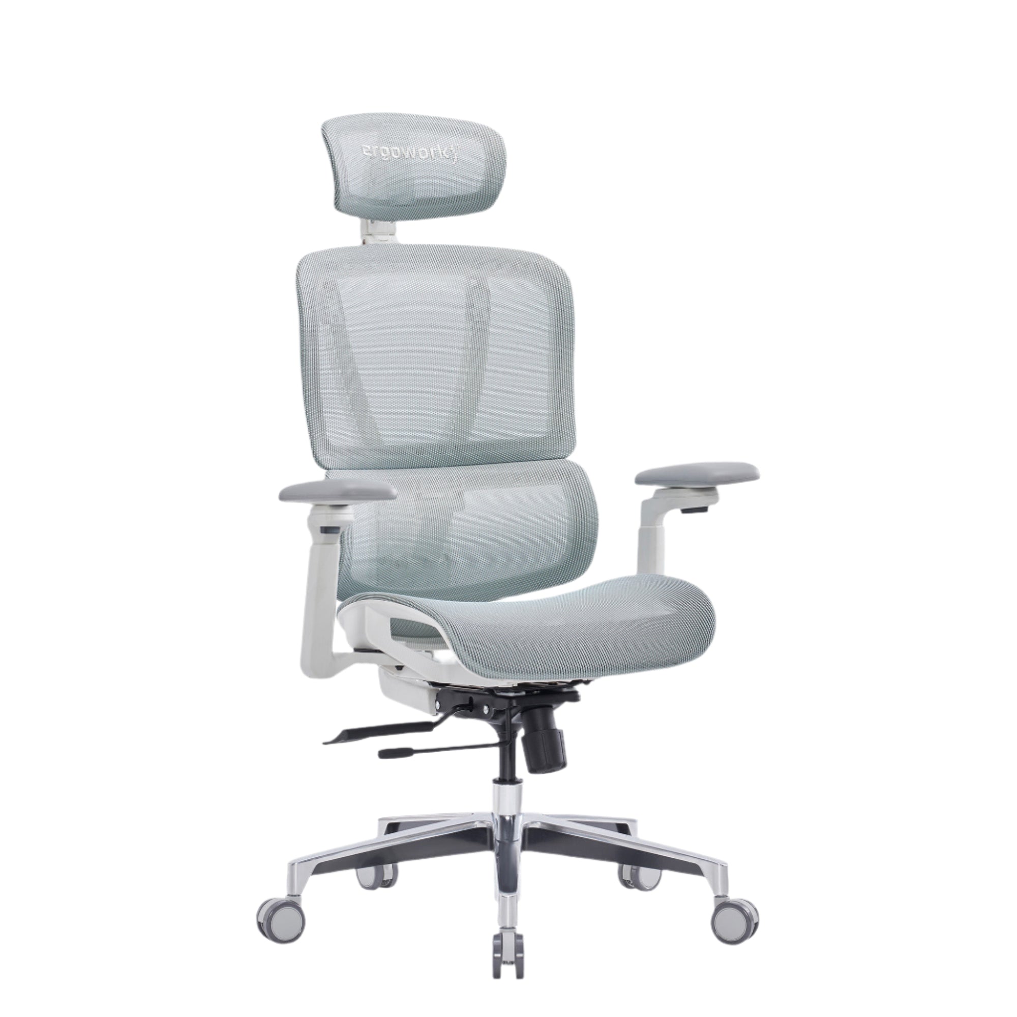 Truly Airflex Chair White Frame mesh gaming chair