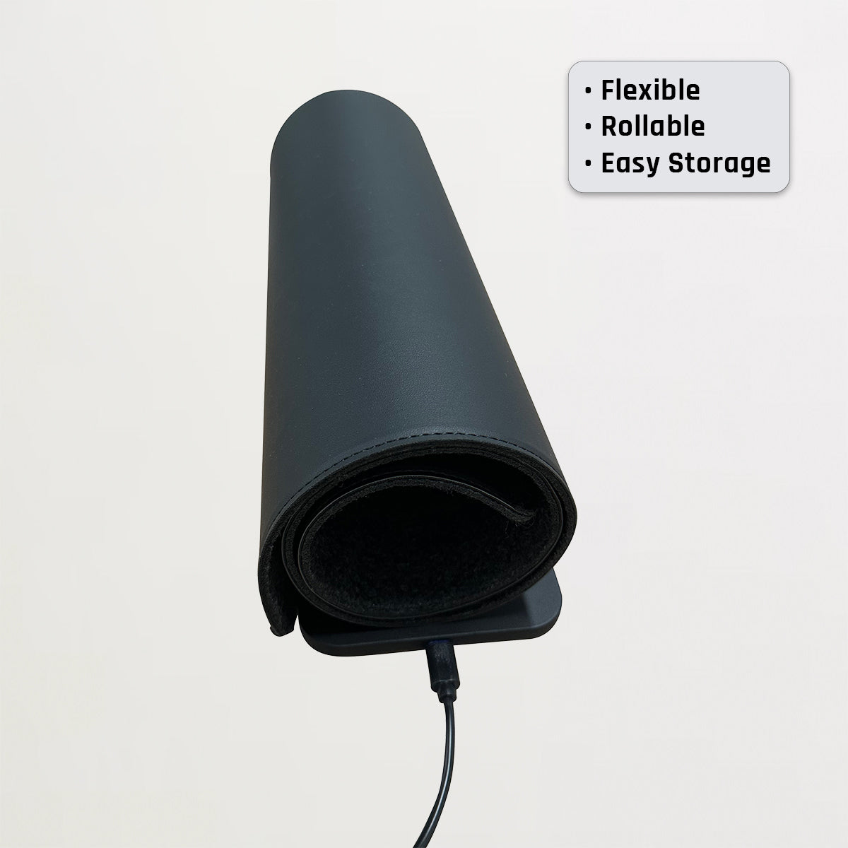 Comfy Desk Mouse Pad With Detachable Wireless Charger (Magsafe)