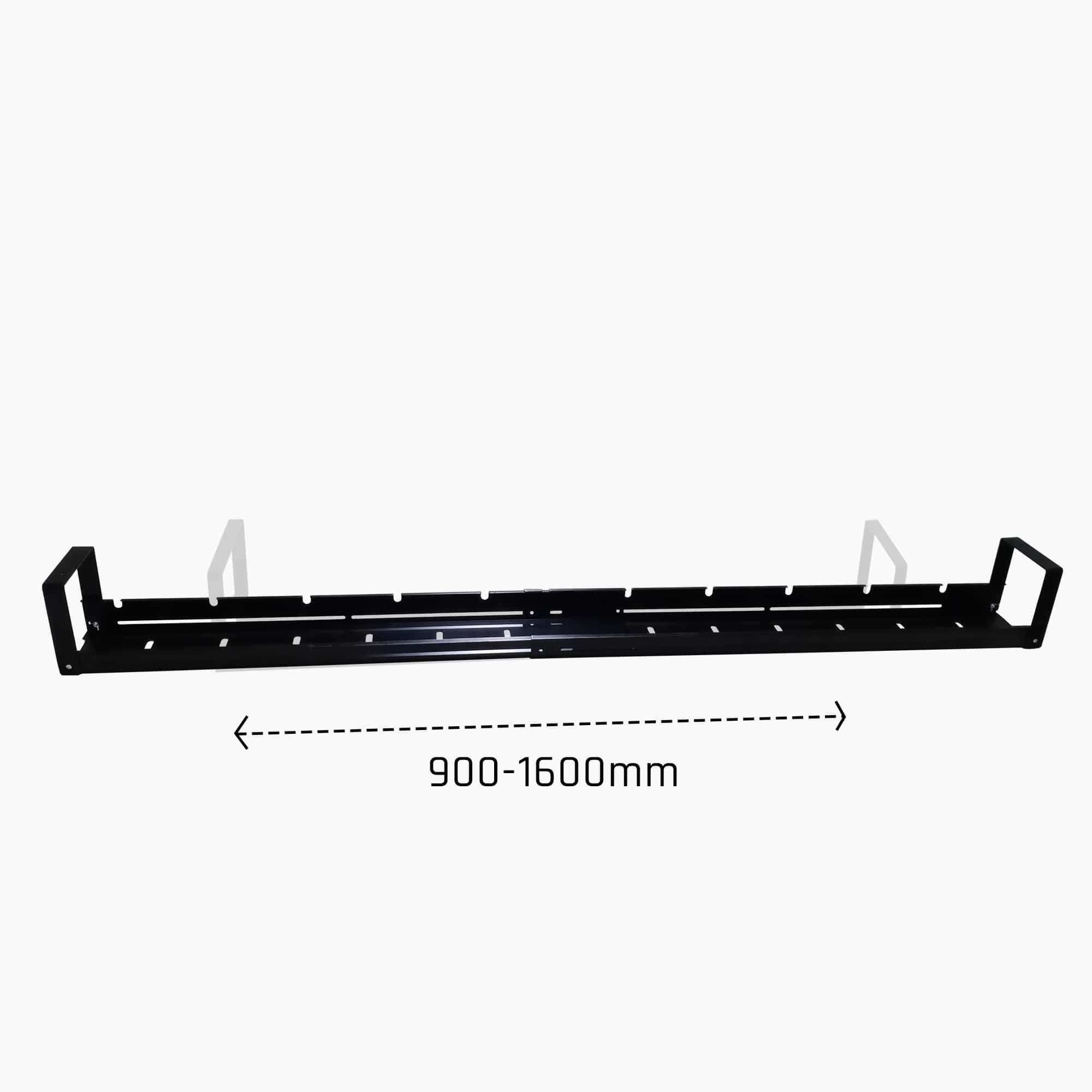 Ergoworks Under-Desk Accessories Retractable Under Desk Desk Metal Cable Tray Ergoworks