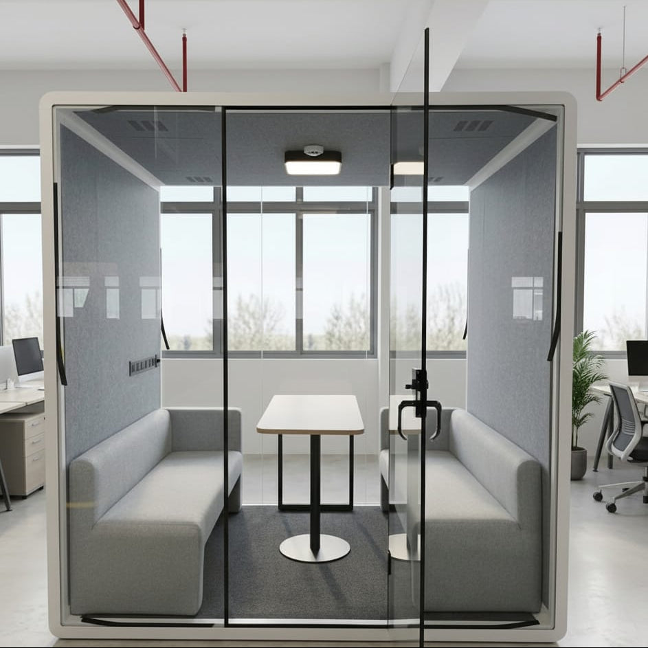 Ergoworks Meeting Pod Soundproof Acoustic Office Pod (6 to 8 pax) Ergoworks