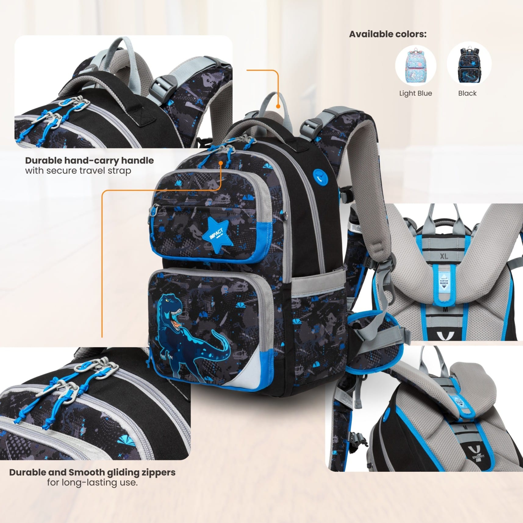 Impact School Bag Impact Posture Correction Ergonomic Backpack, IM-00226 Ergoworks