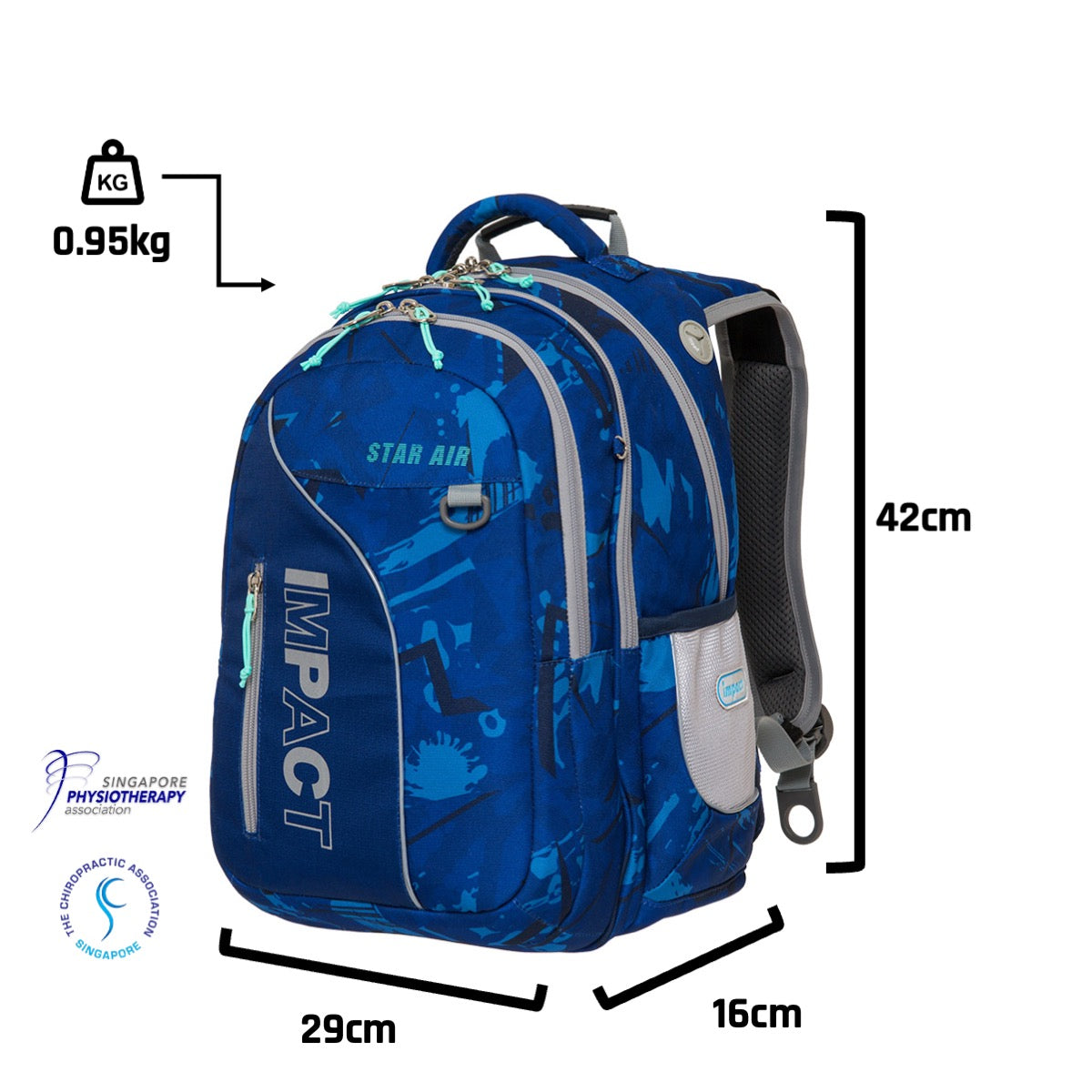 Impact Posture Correction Ergonomic Backpack, IM-00303
