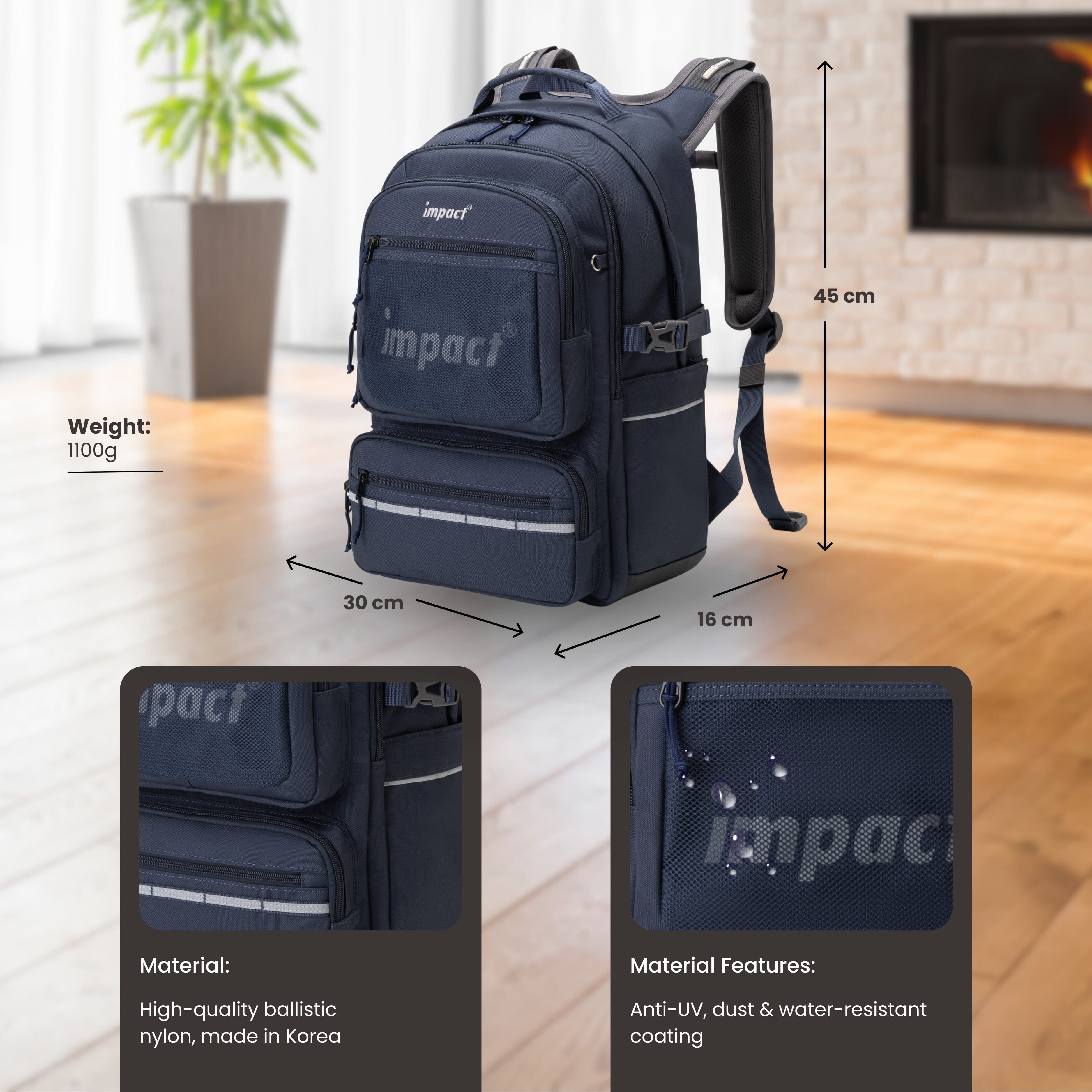 Impact School Bag Impact Posture Correction Ergonomic Backpack, IM-00306 Ergoworks