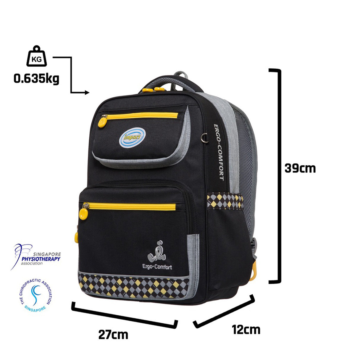 Impact Posture Correction Ergonomic Backpack, IM-00365