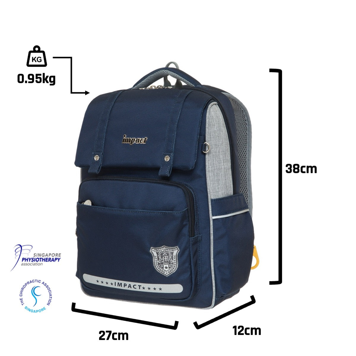 Impact Posture Correction Ergonomic Backpack, IM-00507 - Ergoworks
