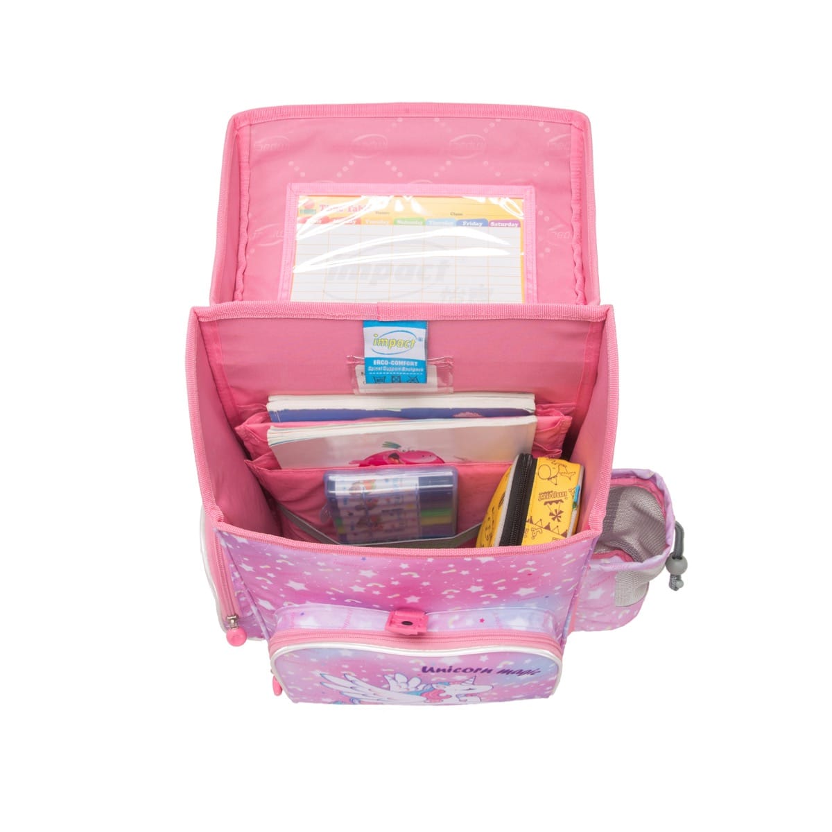 Impact School Bag Pink Impact Posture Correction Ergonomic Backpack, IM-00707 Ergoworks