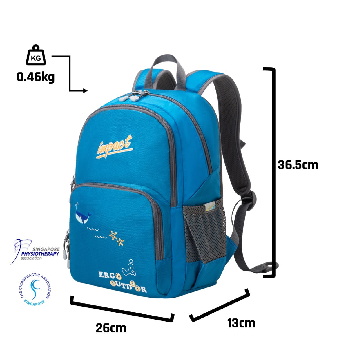 Impact Mini Junior Ergonomic Backpack, IM-00H06 - Ergoworks