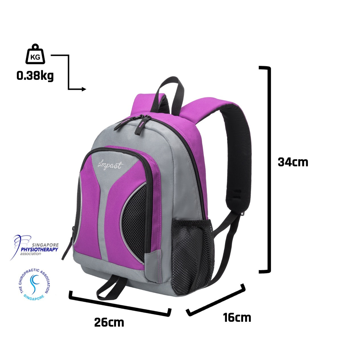 Impact Mini Junior Ergonomic Backpack, IM-01298 - Ergoworks