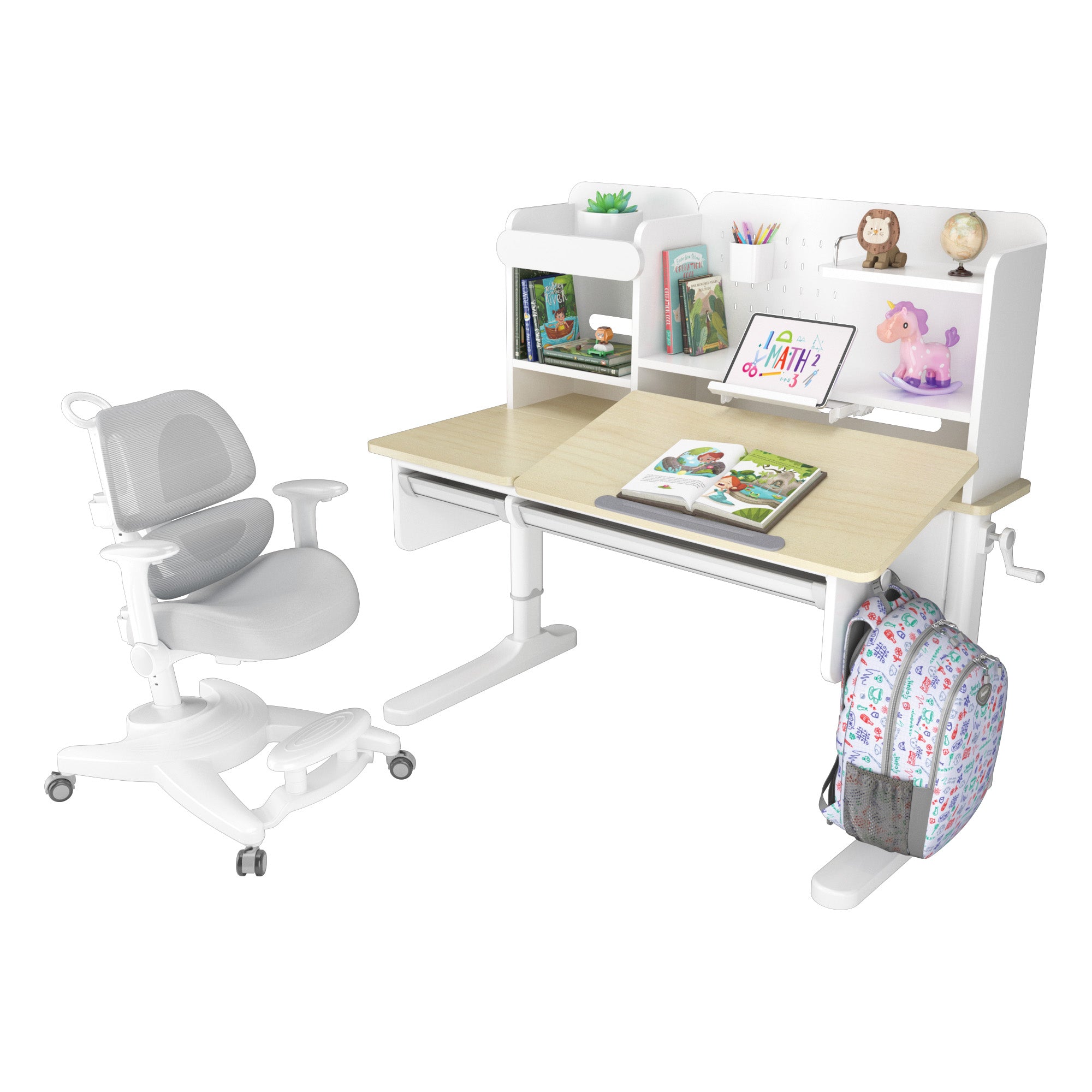 Ergo Growing Kids Study Desk And Chair Set