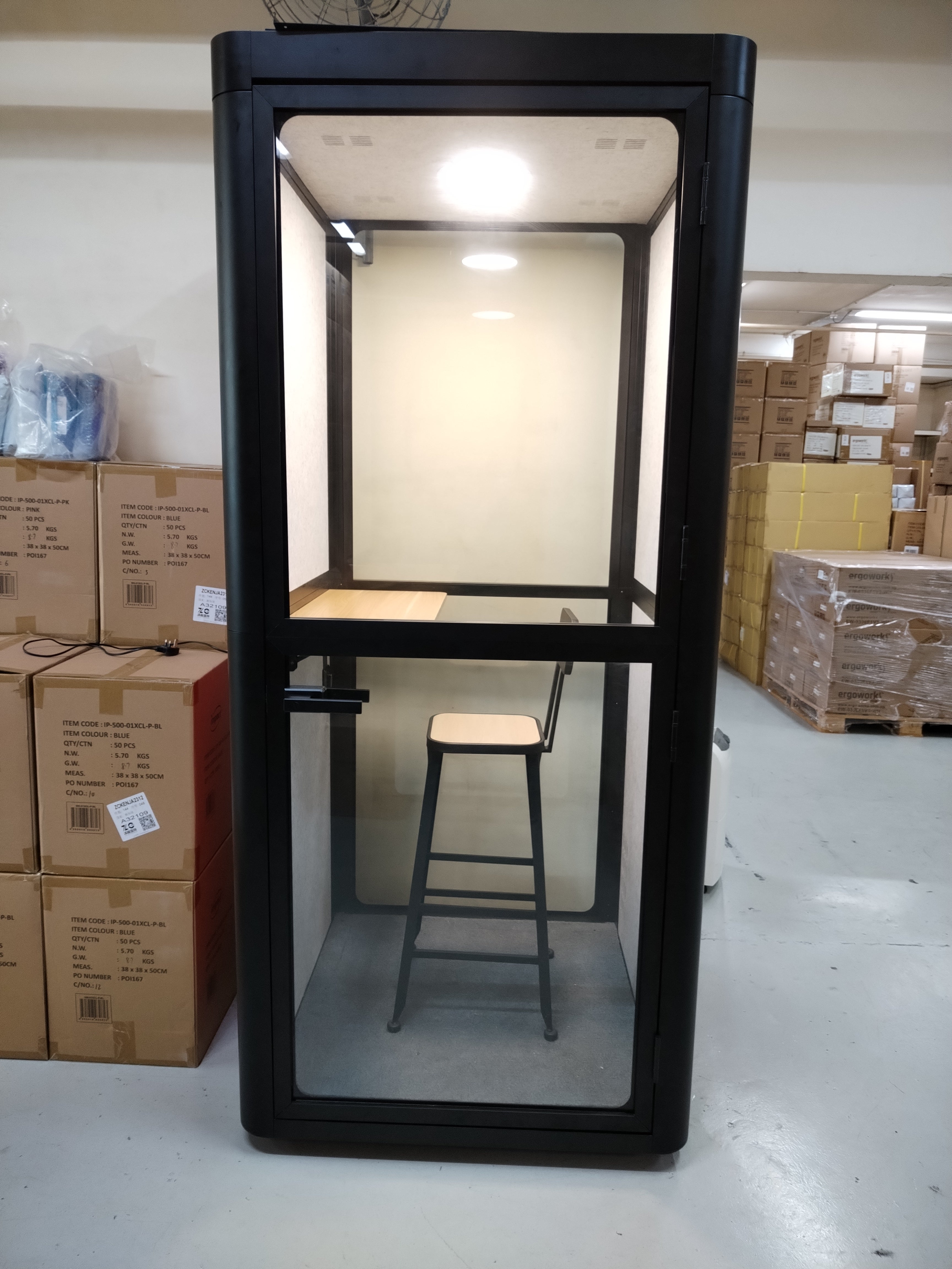 Soundproof Acoustic Meeting Pod (Easy Assembly)