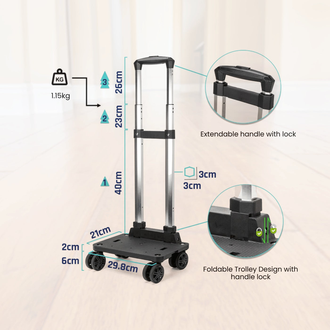 Impact Detachable Trolley Backpack IP-2300 - Ergoworks