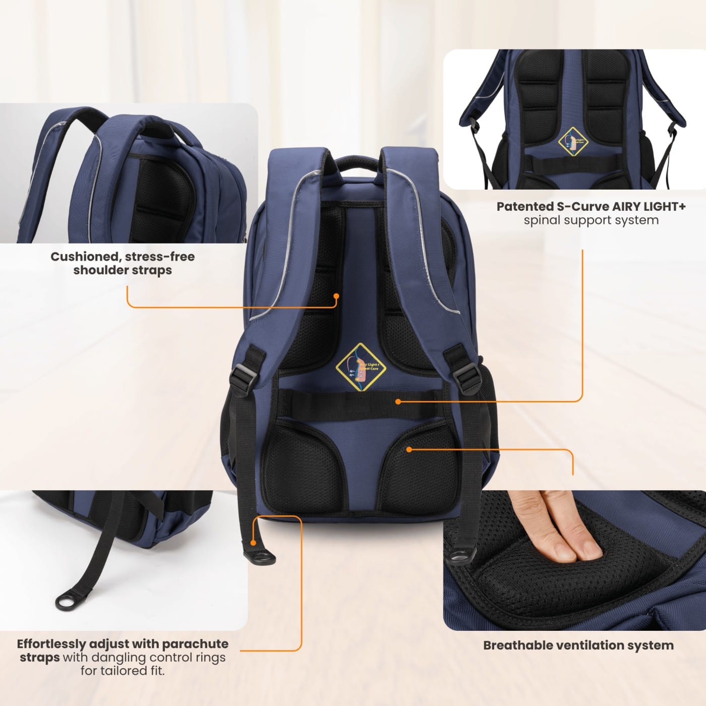 Impact School Bag Impact Detachable Trolley Backpack IP-2300 Ergoworks