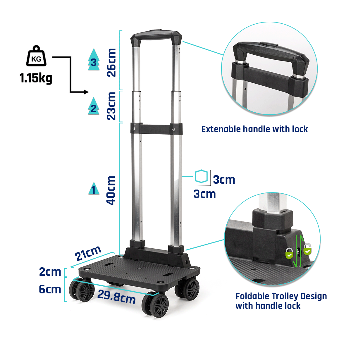 Impact Detachable Trolley Backpack IP-2300