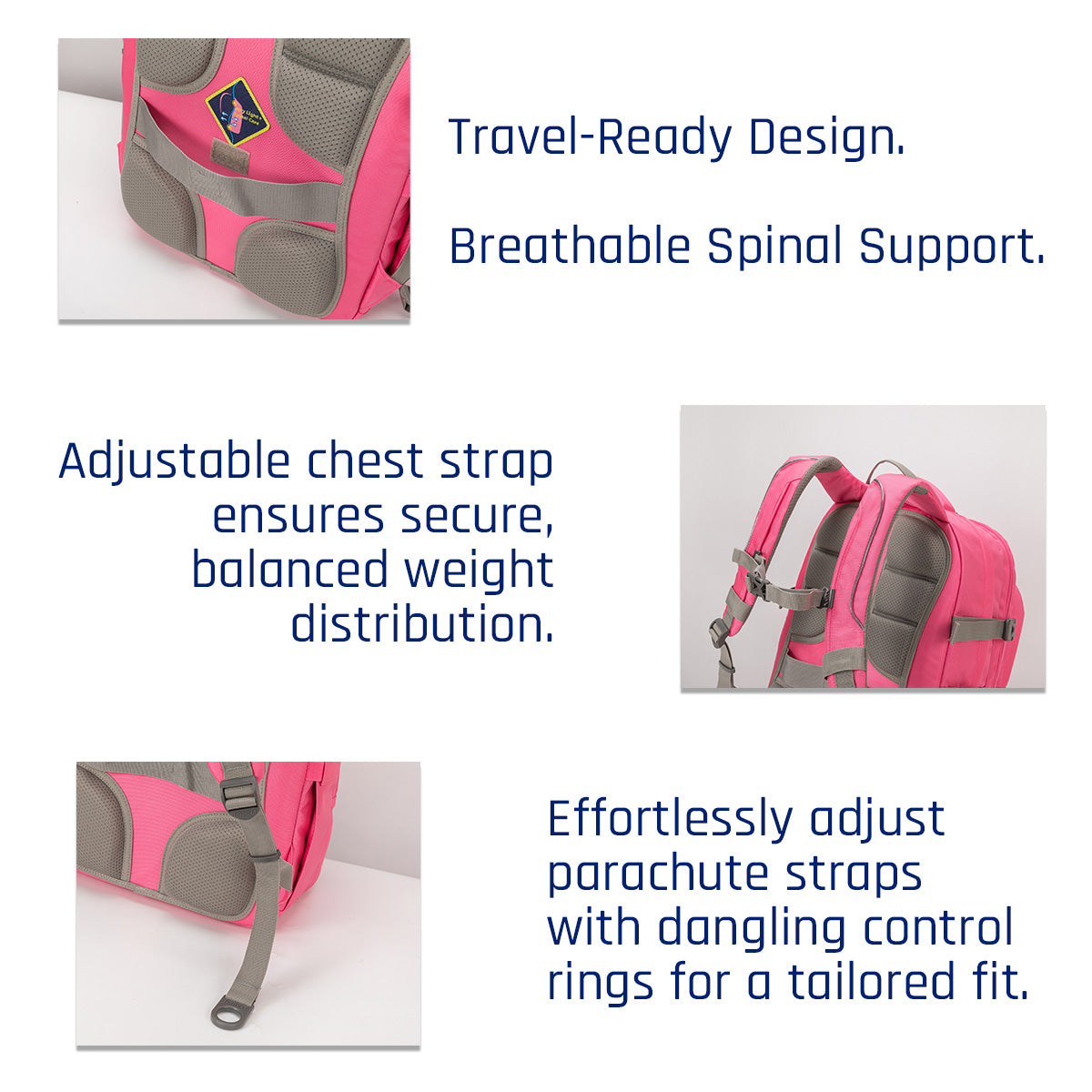Impact Posture Correction Ergonomic Backpack, IPEG-2369