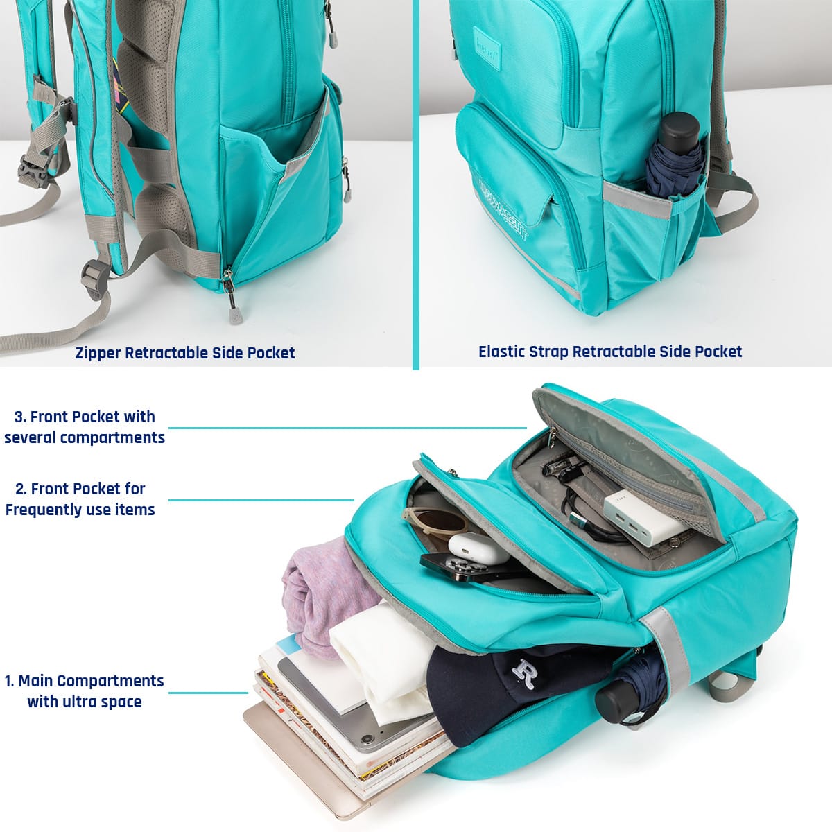 Impact School Bag Impact Posture Correction Ergonomic Backpack, IPEG-2370 Ergoworks