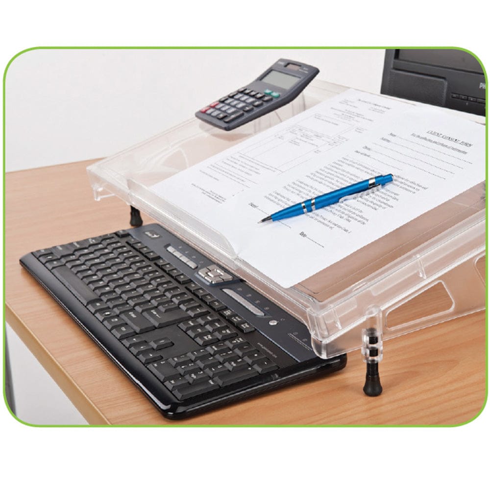 Compact Document Holder And Laptop Raiser Microdesk