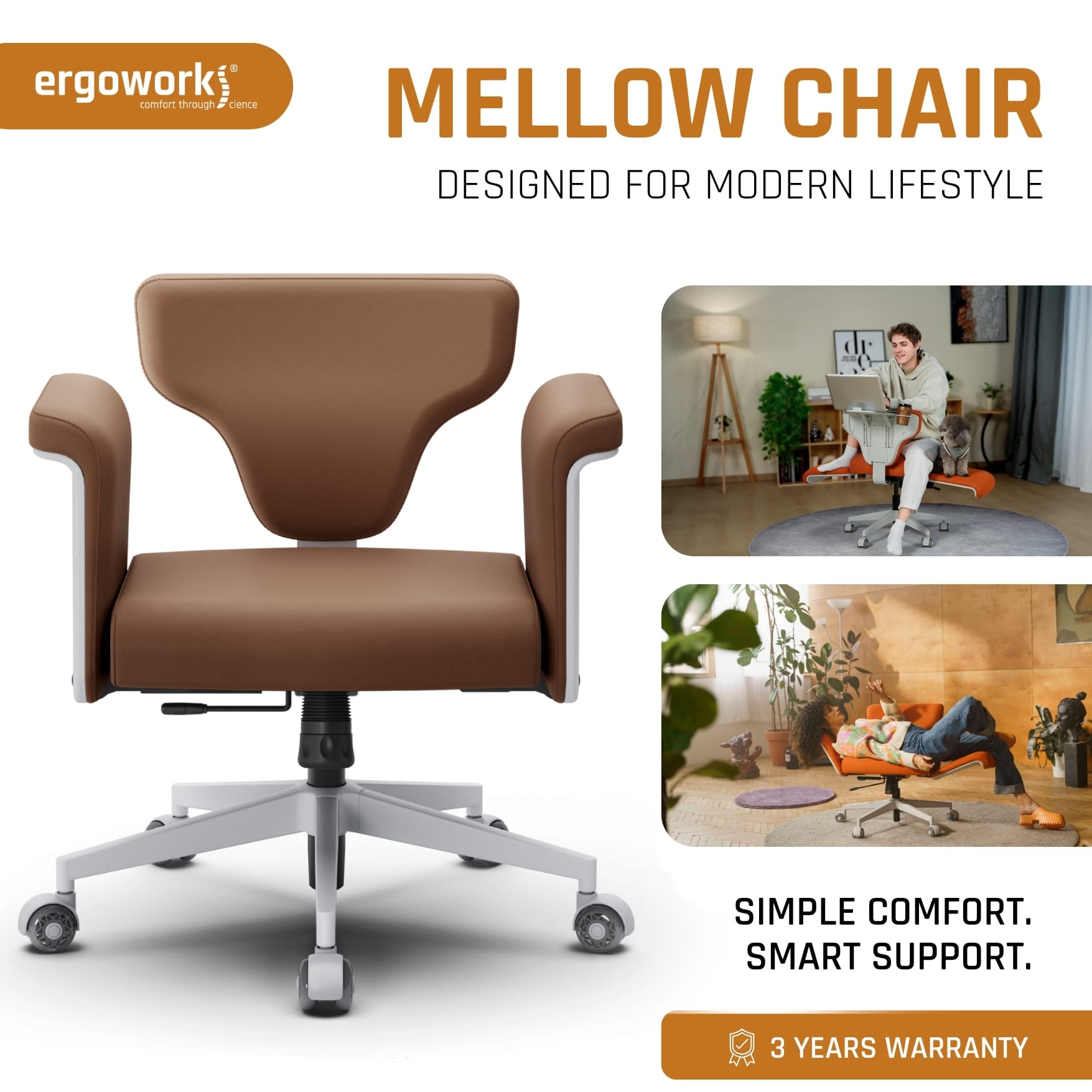 Ergoworks Office Chairs Mellow Chair Ergoworks