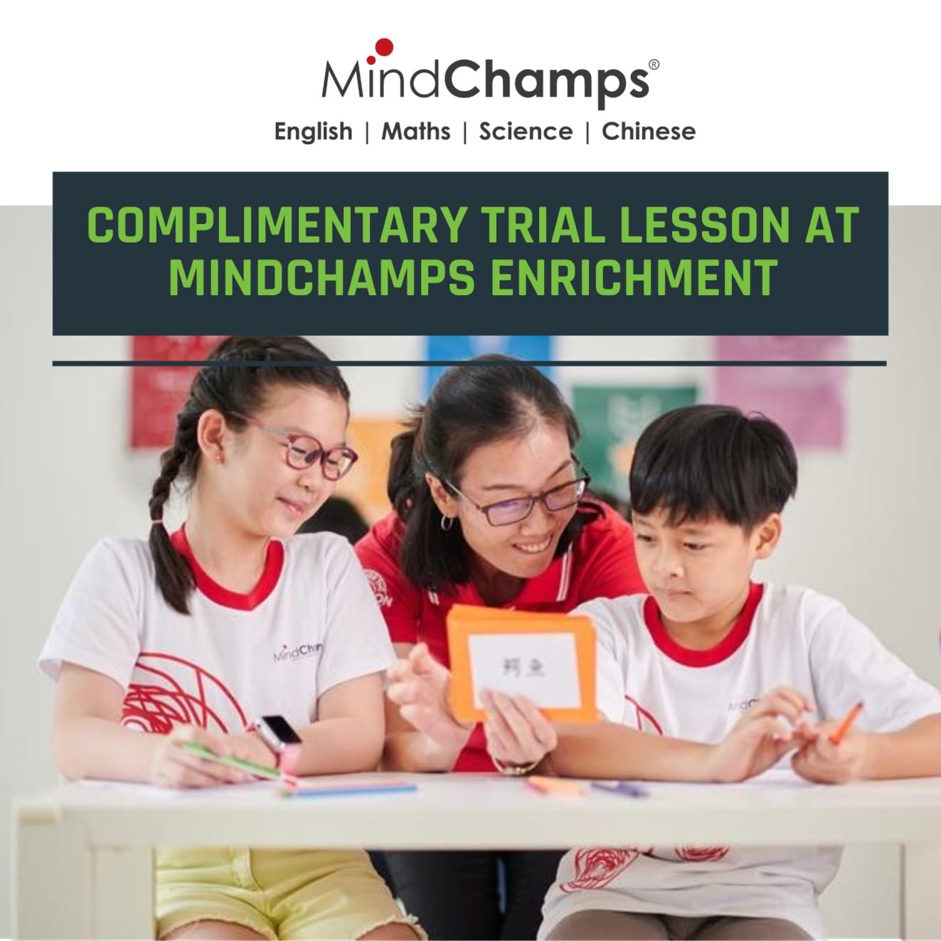 Ergoworks Complimentary Trial Lesson at MindChamps Enrichment Ergoworks