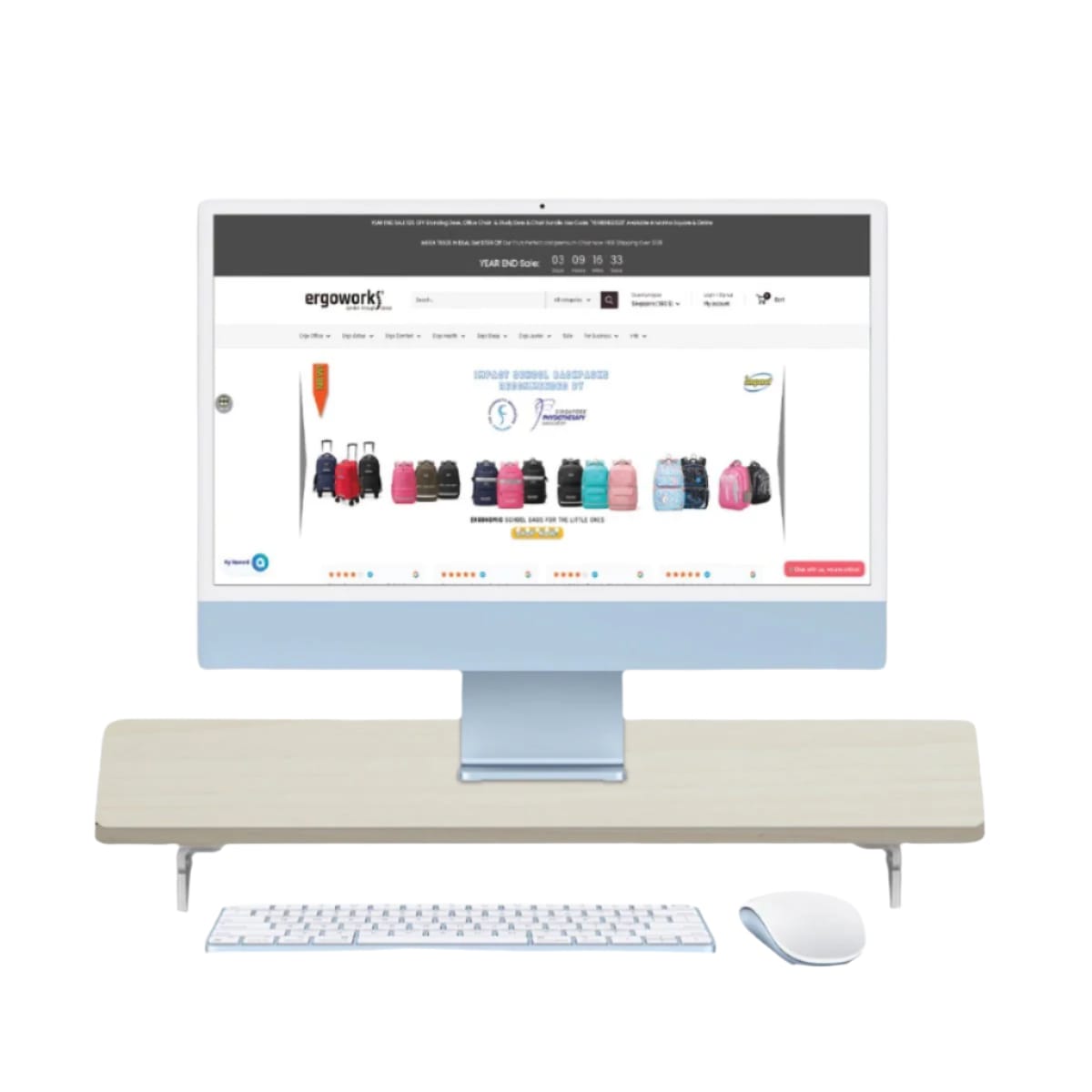 Customize Monitor Stand Riser Desk Organizer