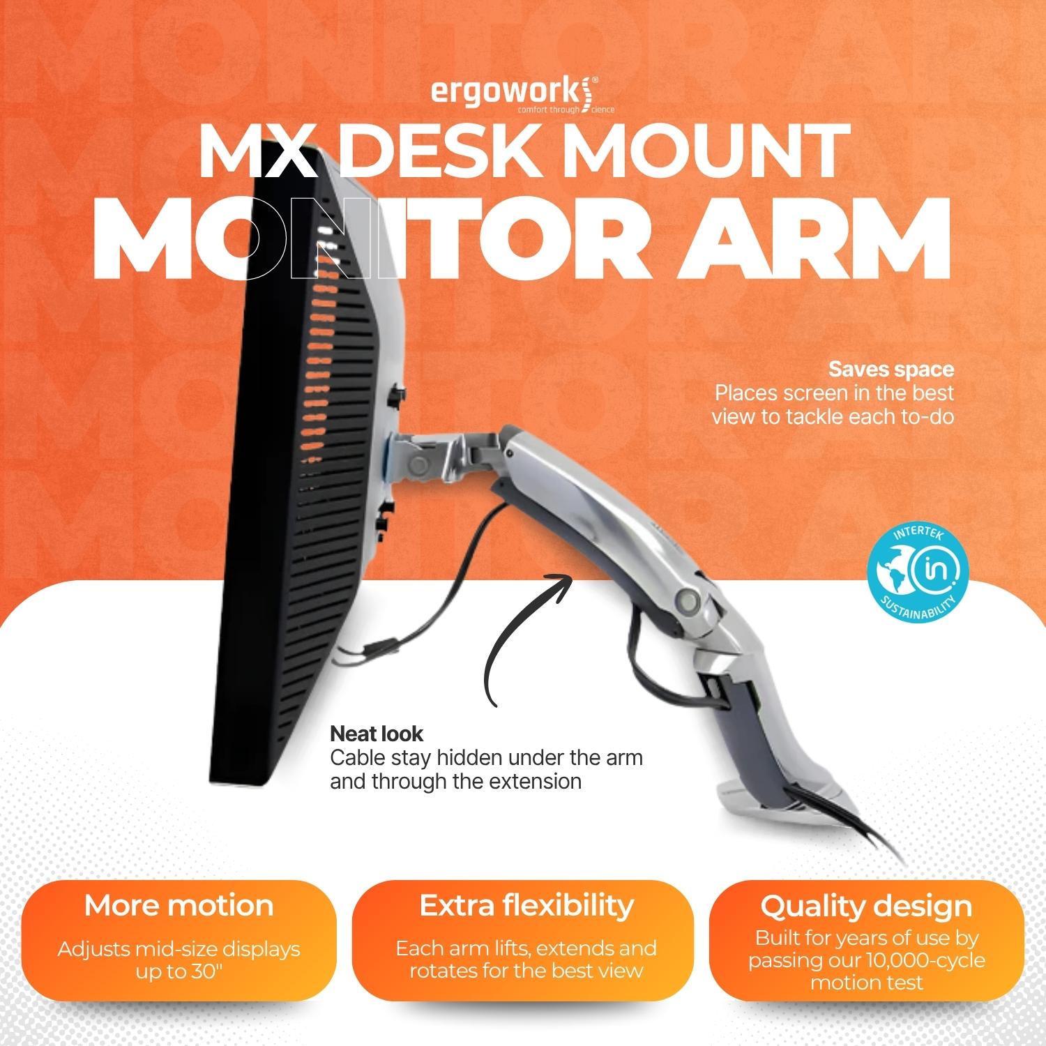 MX Desk Mount Monitor Arm